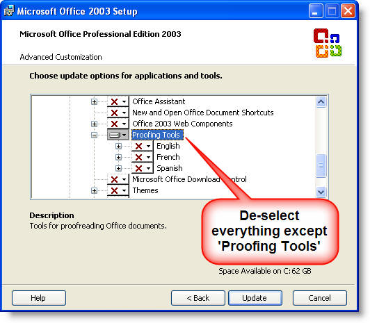 albanian proofing tools office 2016